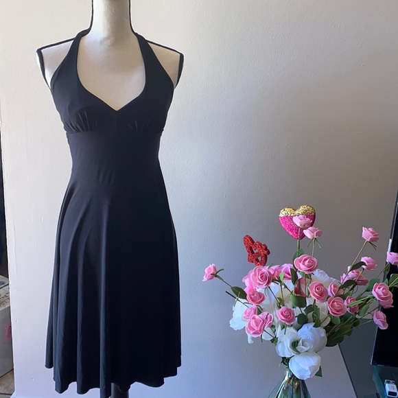 ❤️💕SEXY VENUS BLACK cut up DRESS❤️💕small - Picture 3 of 11